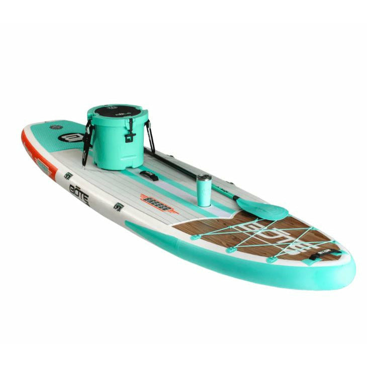 Breeze Aero 10′8″ Classic Teak Inflatable Paddle Board