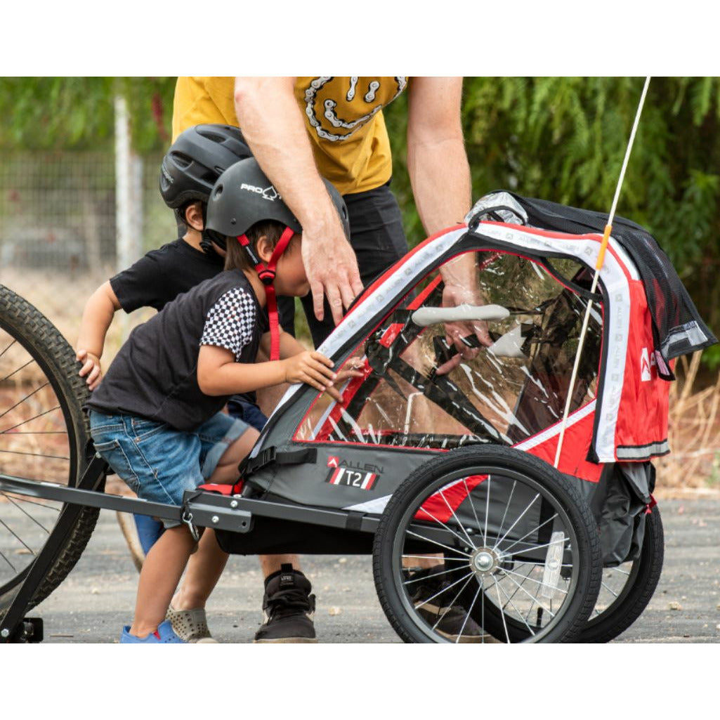 Kids Tow Behind Trailer Bike